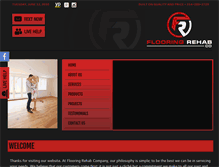 Tablet Screenshot of flooringrehab.com